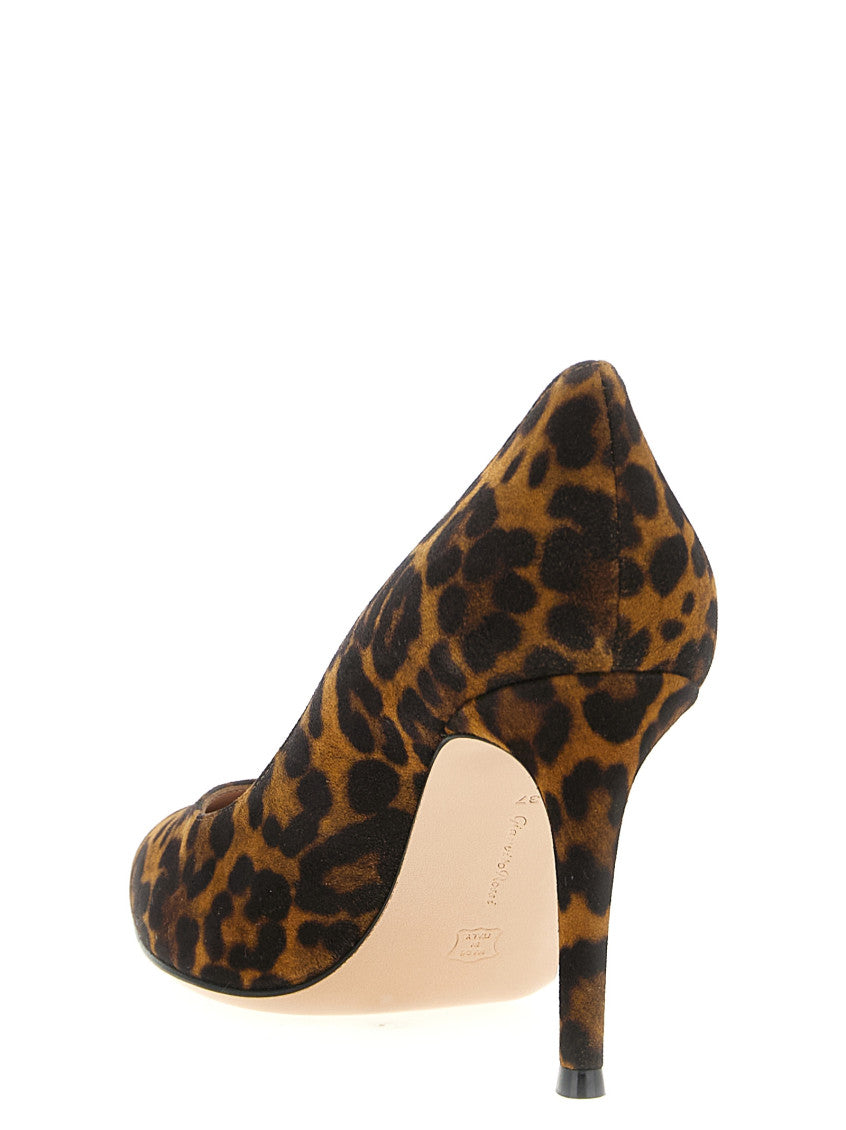 Leopard Print Slip-On Heels 3