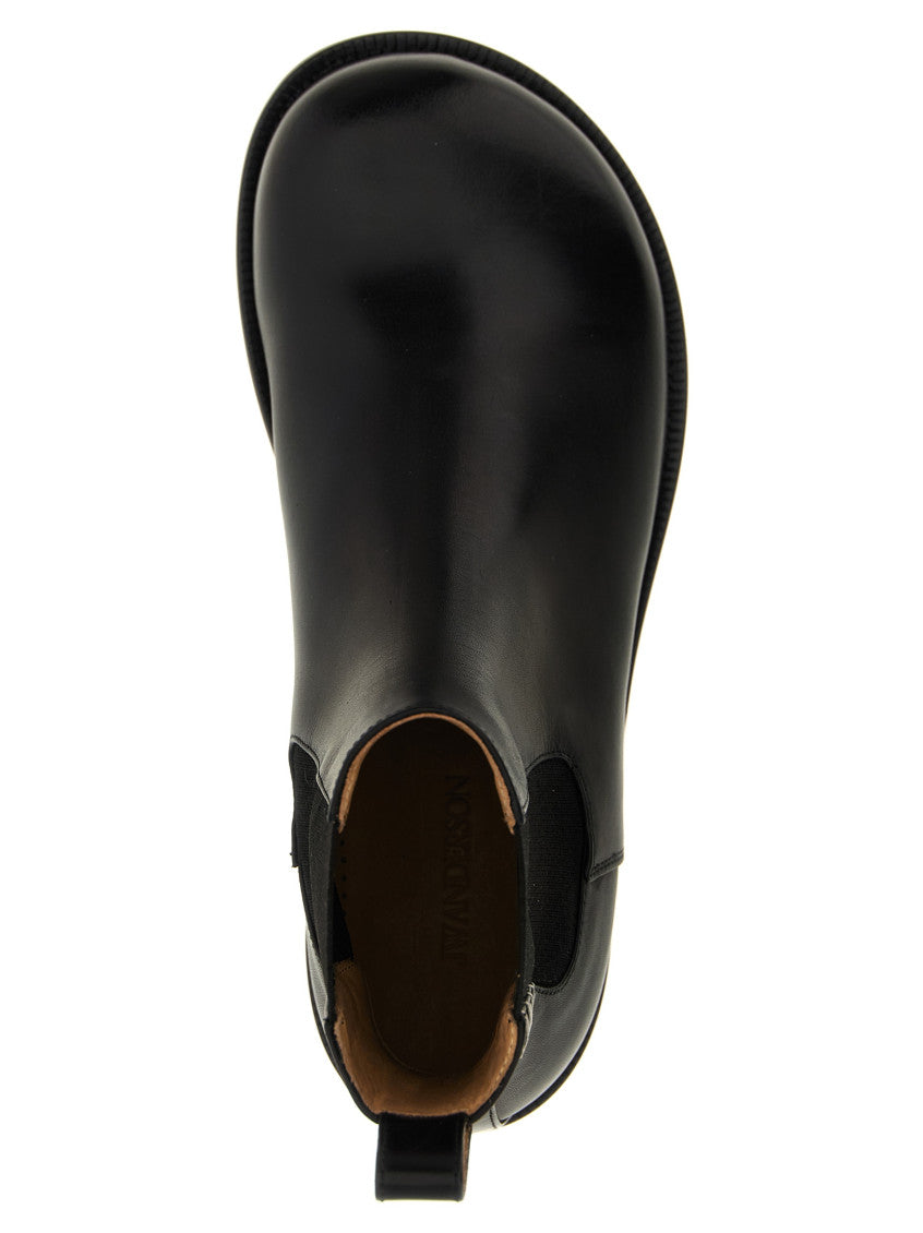 Black Leather Ankle Boots 4
