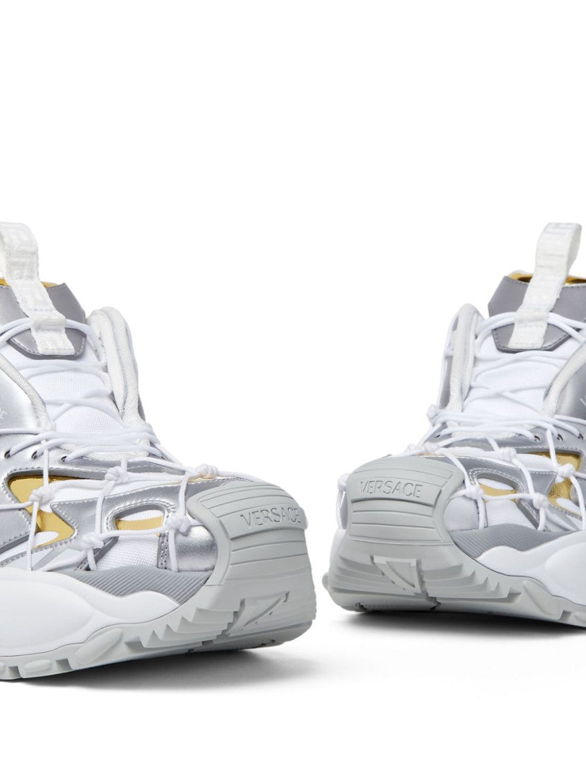 White Lace Up Sneakers 2