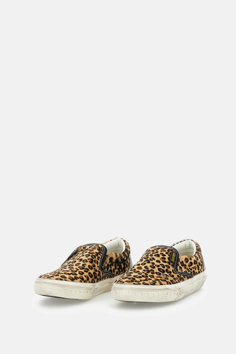 Leopard Print Slip-on Sneakers 2
