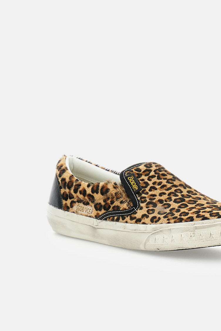 Leopard Print Slip-on Sneakers 4