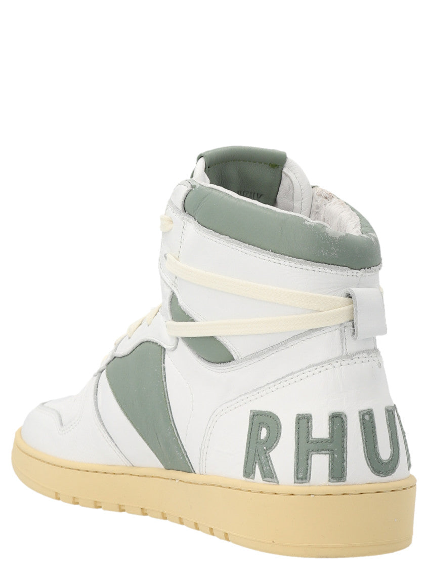 White Green Rhecess Sneakers 2