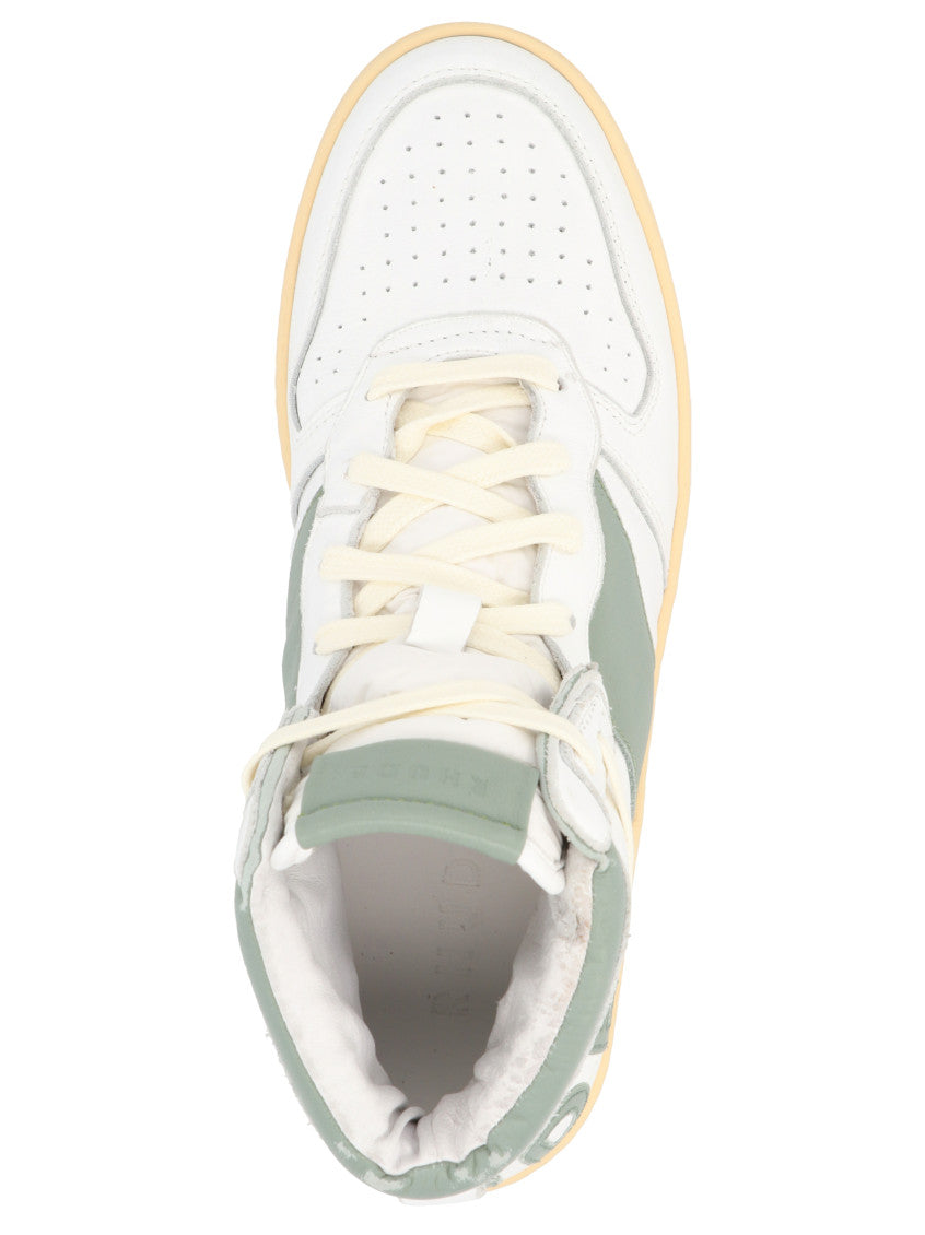 White Green Rhecess Sneakers 3