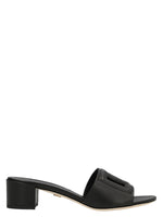 Black Logo Heels 1