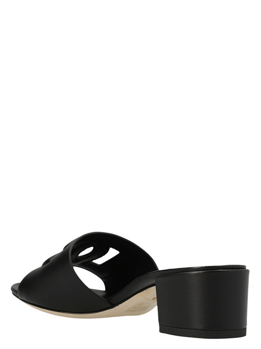Black Logo Heels 2