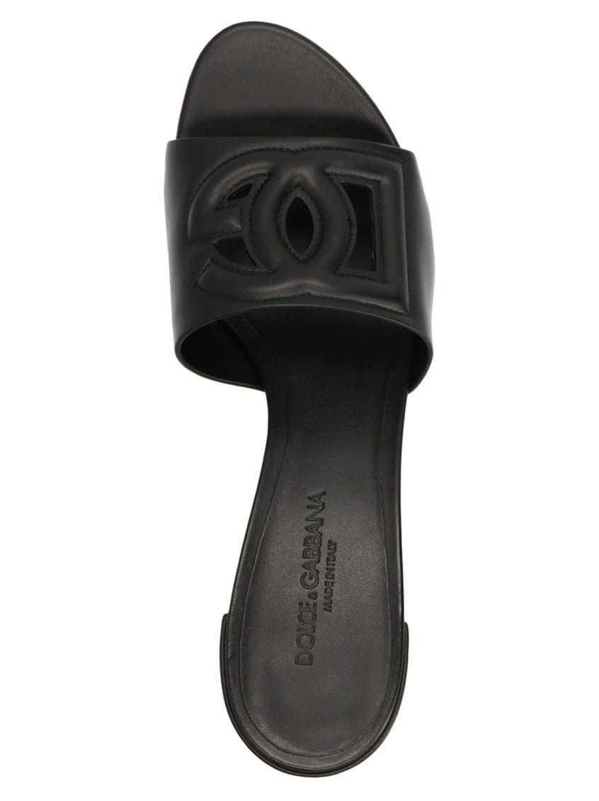 Black Logo Heels 3