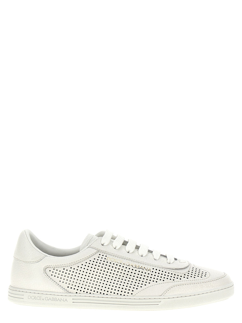 White Lace Up Sneakers 1