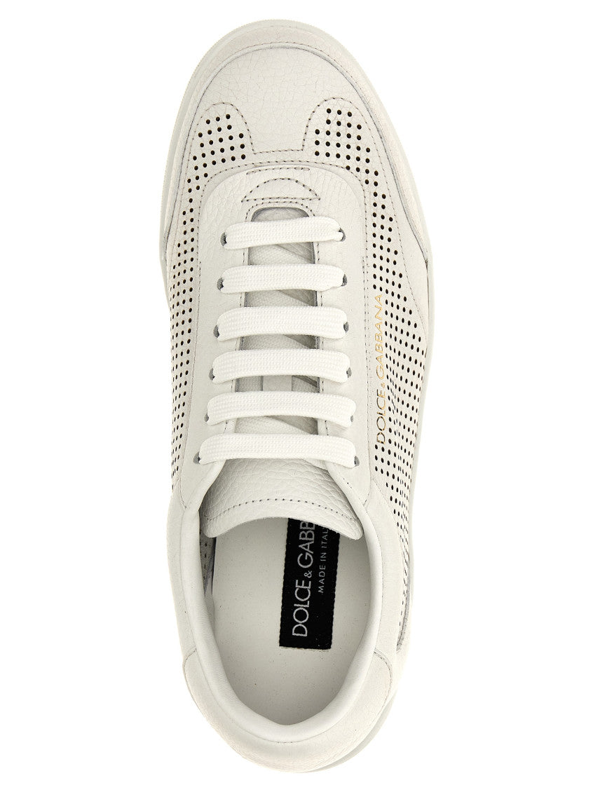 White Lace Up Sneakers 4