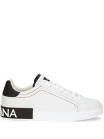 BlackWhite Low-Top Sneakers 1