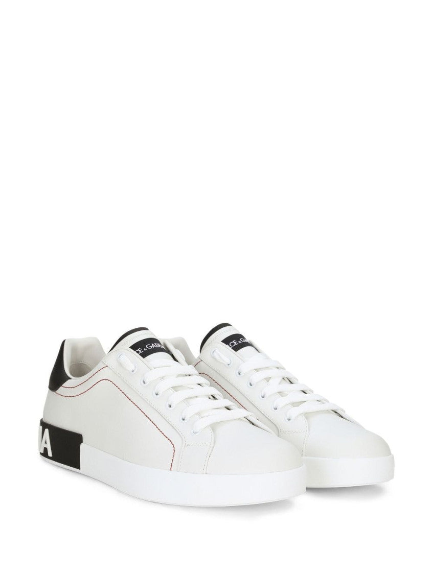 BlackWhite Low-Top Sneakers 2