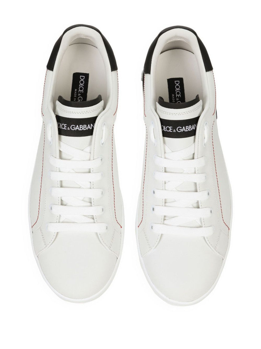 BlackWhite Low-Top Sneakers 3