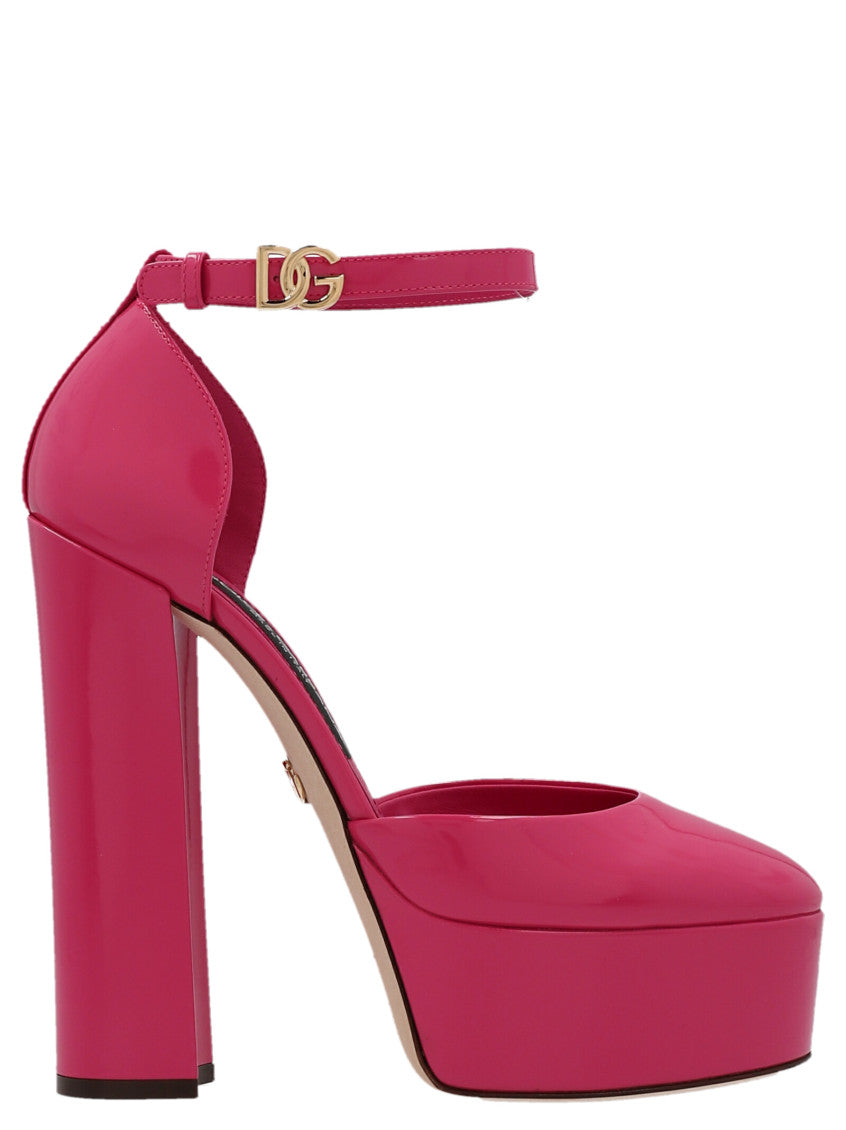 Fuchsia Capri Pumps 1