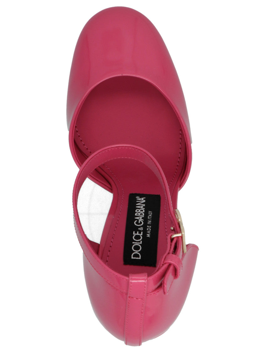 Fuchsia Capri Pumps 3