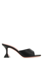Black Leather Heels 1