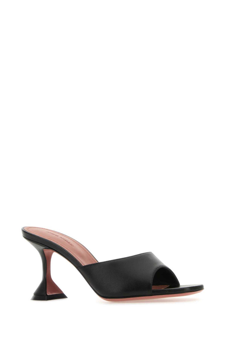 Black Leather Heels 2