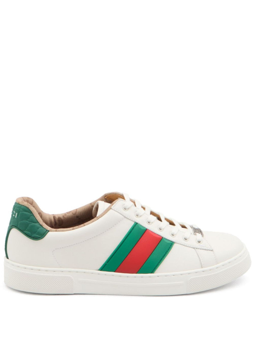 White Leather Sneakers 1