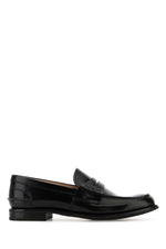 Black Leather Loafers 1