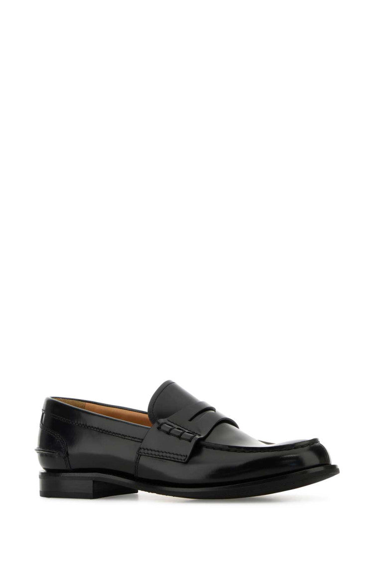 Black Leather Loafers 2