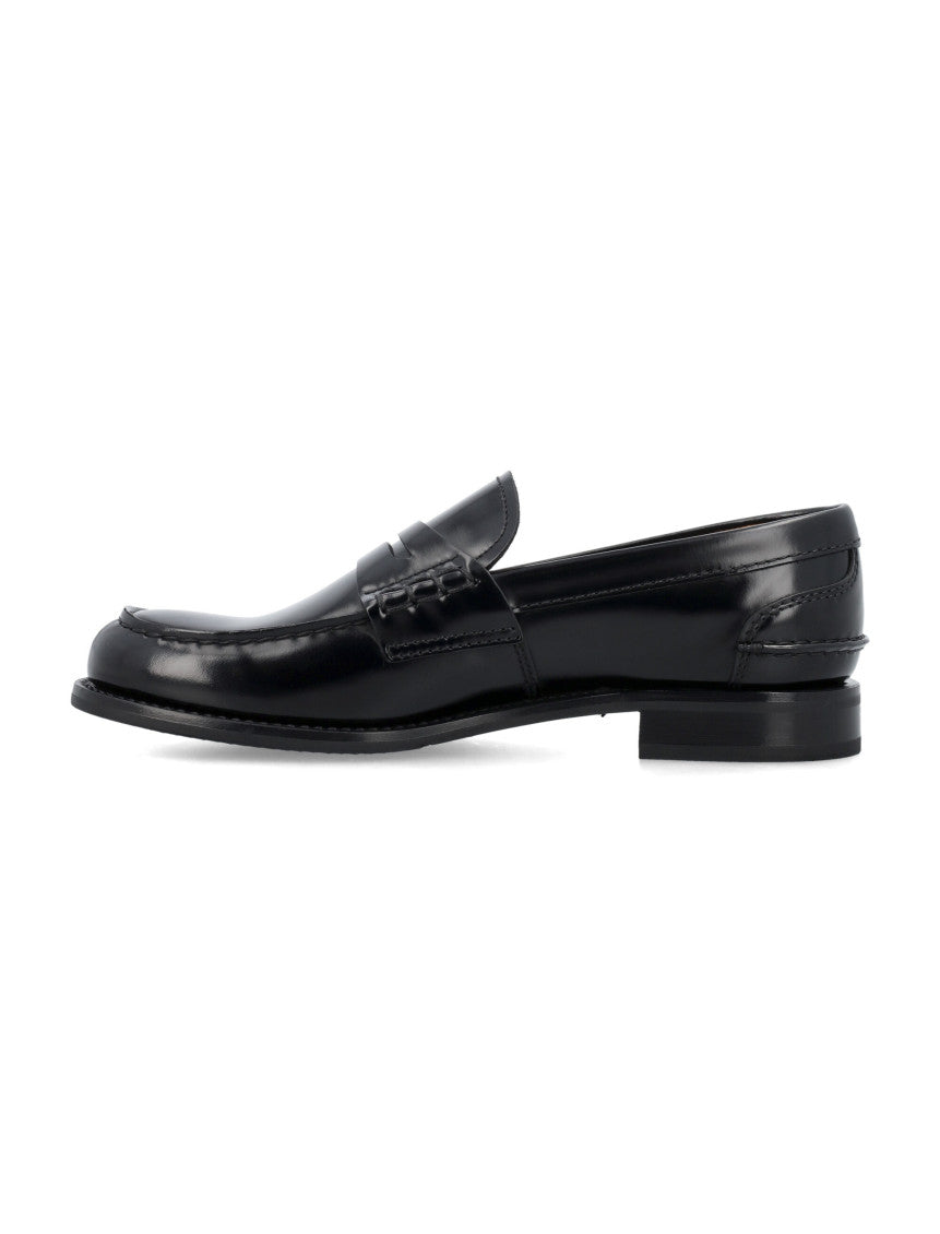 Black Leather Loafers 7