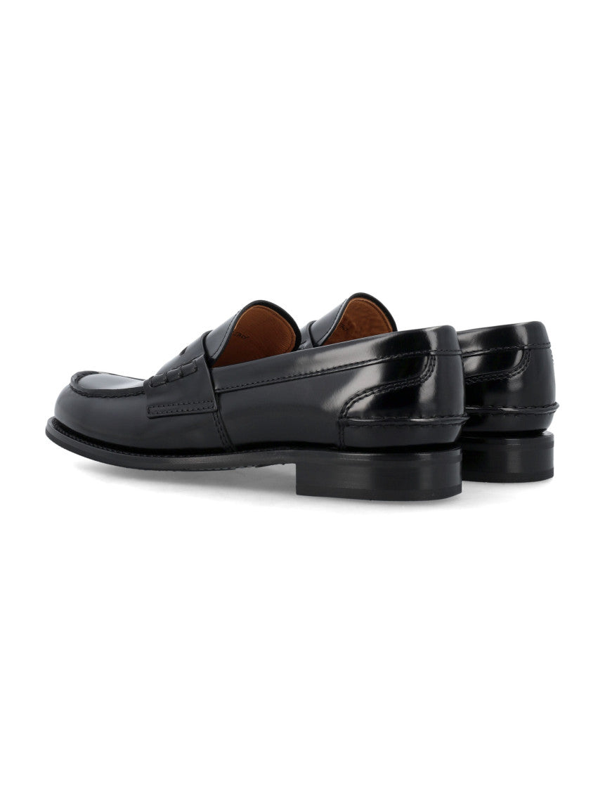 Black Leather Loafers 8