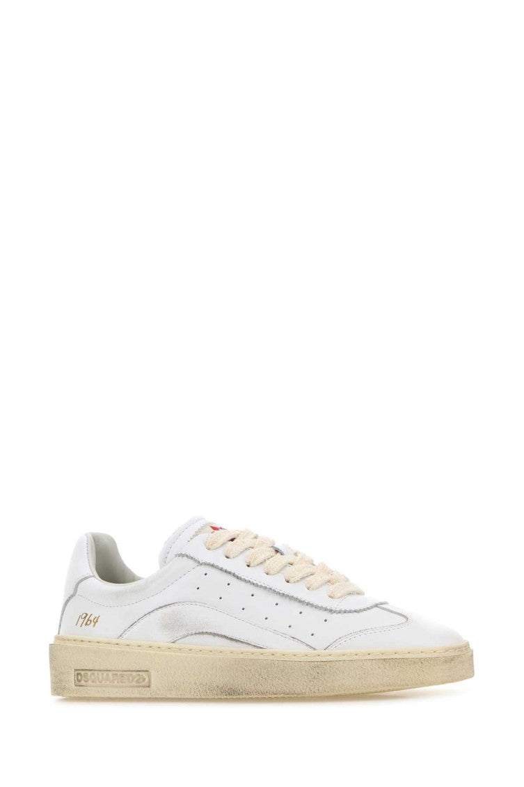 White Leather Sneakers 2