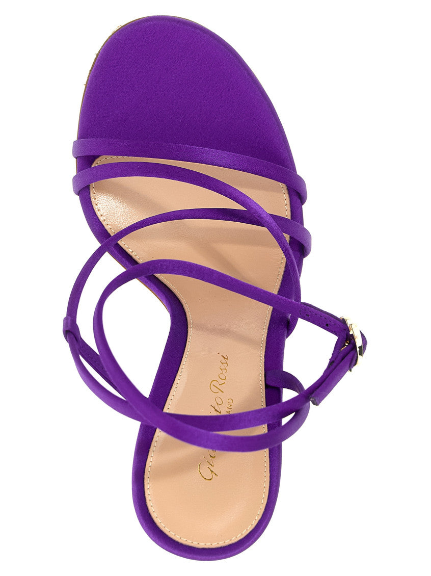 Purple Ankle Strap Heels 4