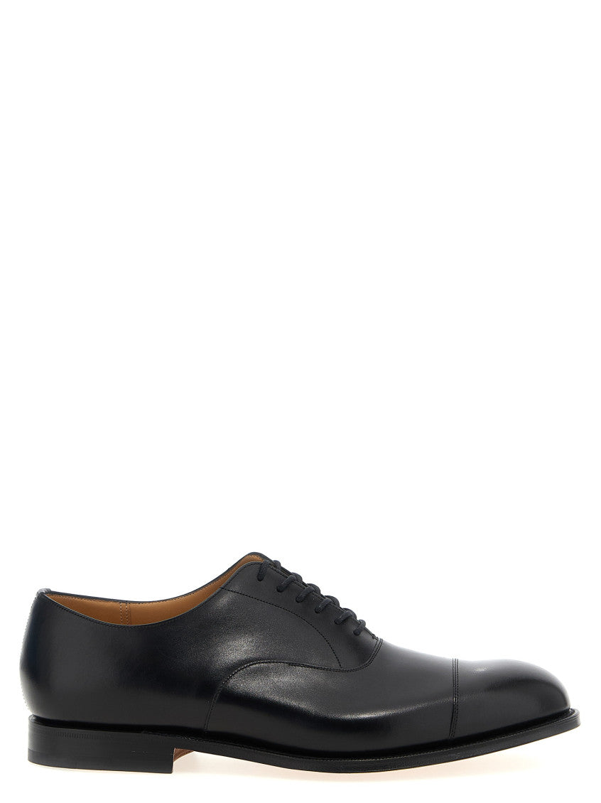 Black Leather Lace Up Shoes 1