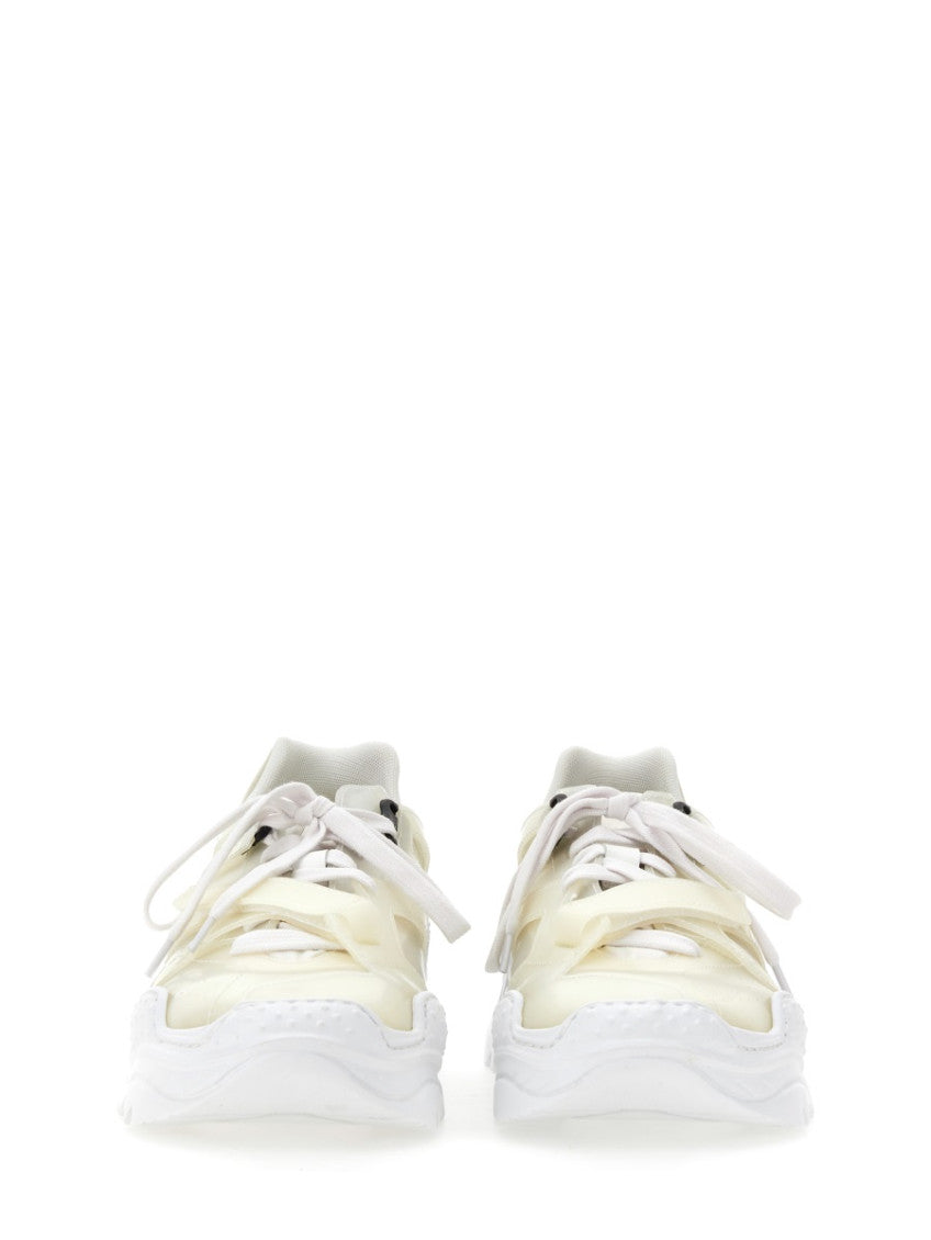 White Lace Up Sneakers 2