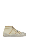 Beige Lace Up Sneakers 1