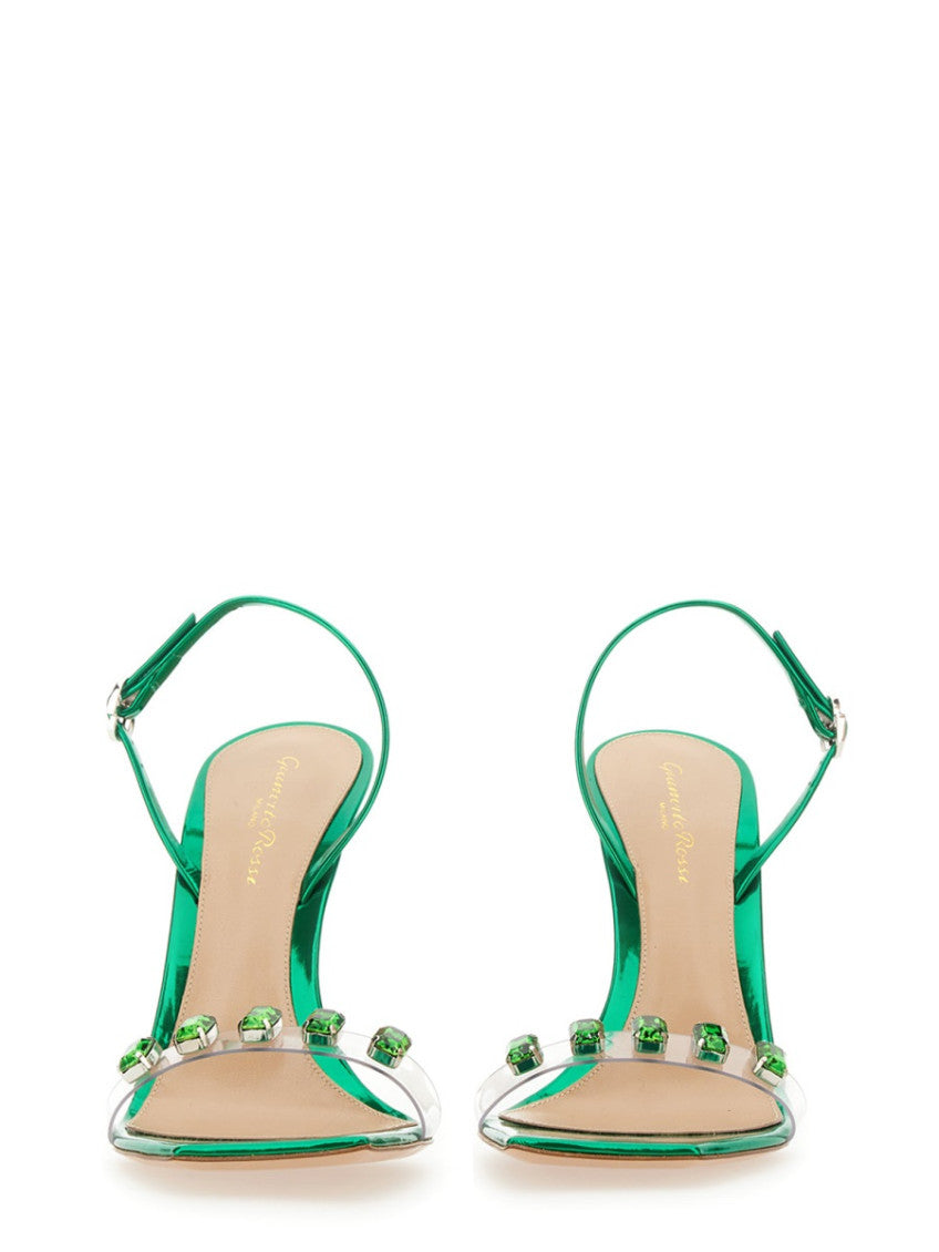 Green Ankle Strap Heels 2