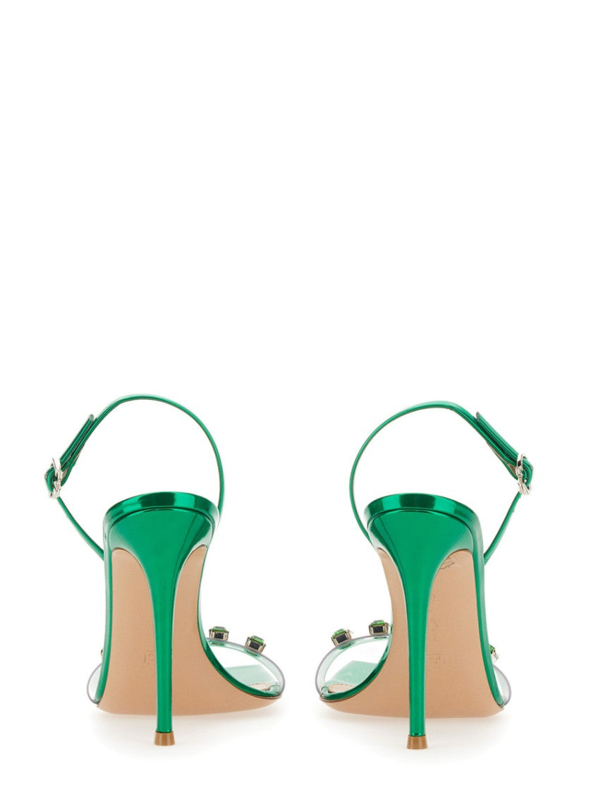 Green Ankle Strap Heels 3