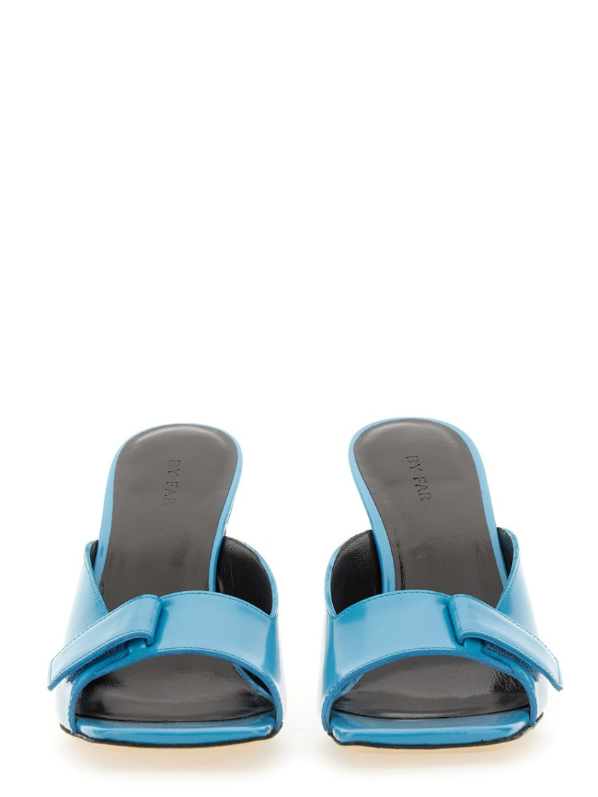 Blue Slip On Heels 2