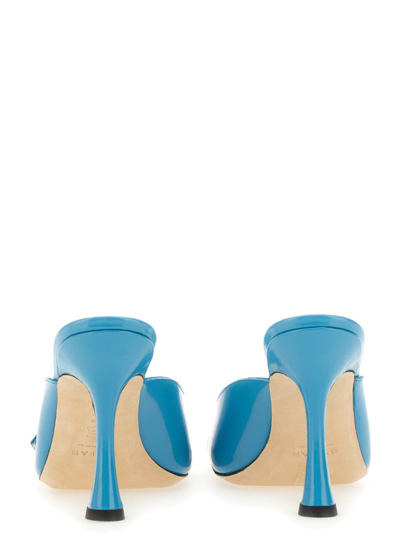 Blue Slip On Heels 3