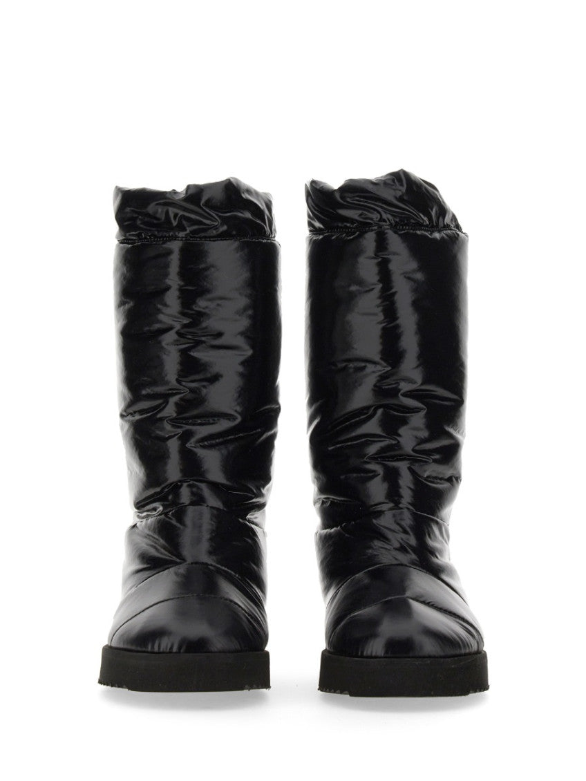 Black Drawstring Boots 2