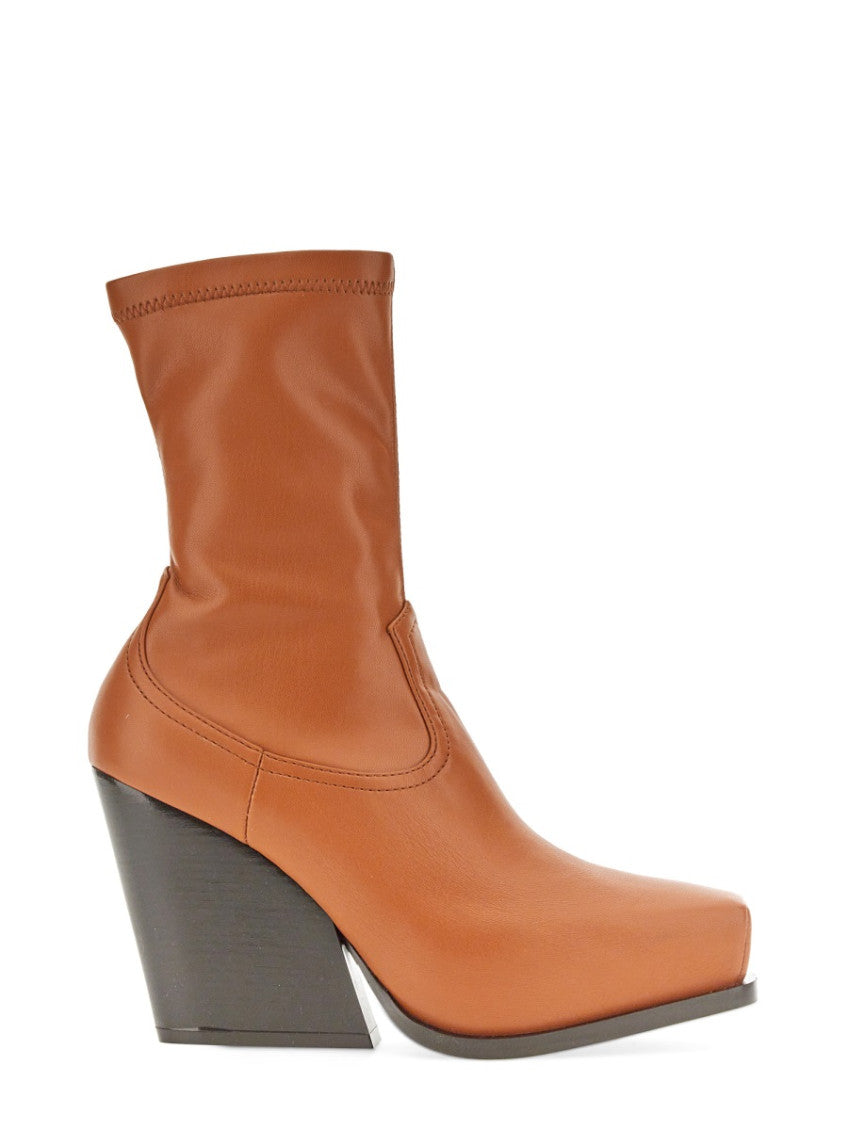 Brown Zip Boots 1
