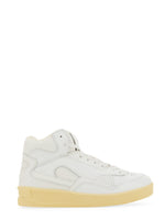 White Leather Sneakers 1
