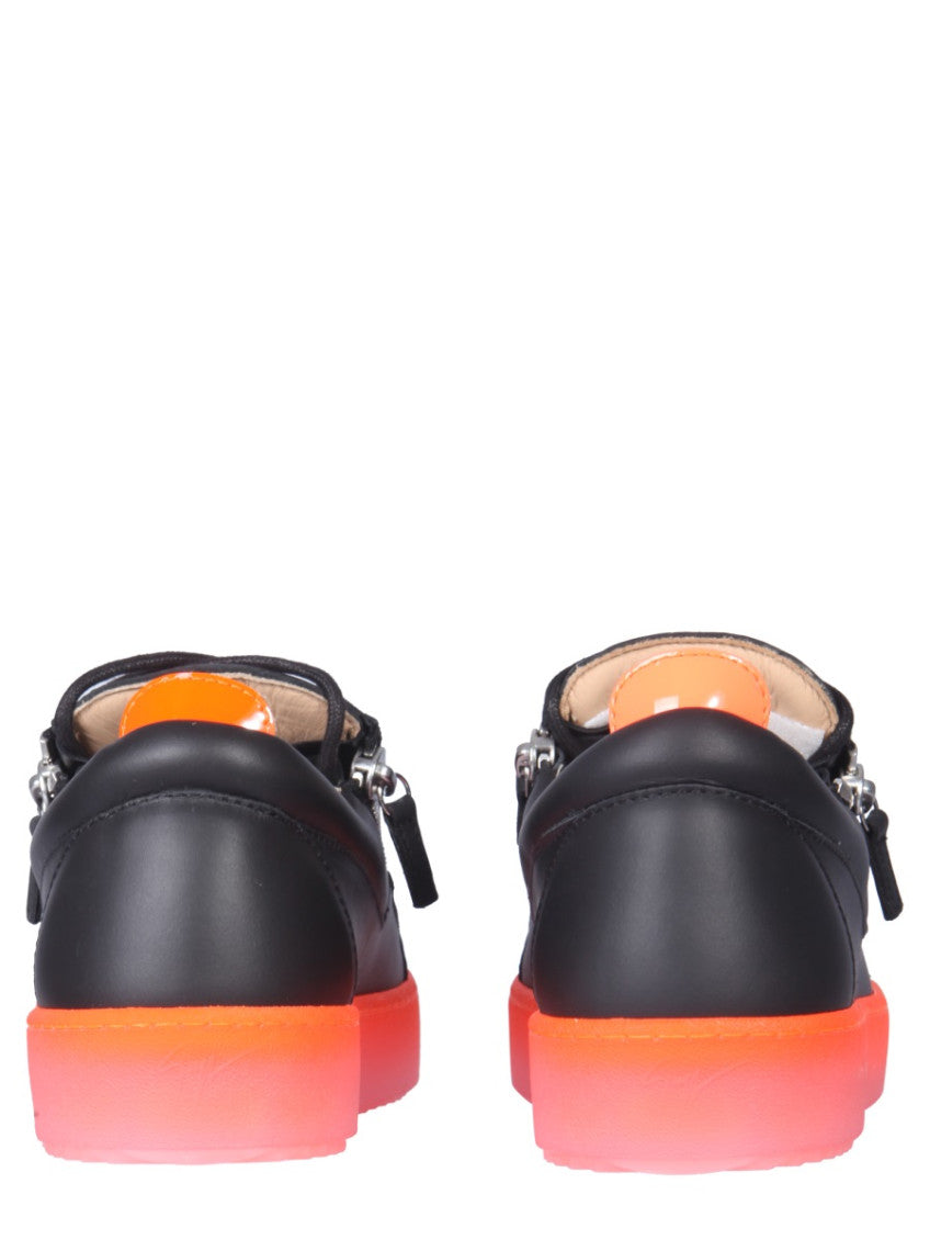 Black Leather Sneakers 3