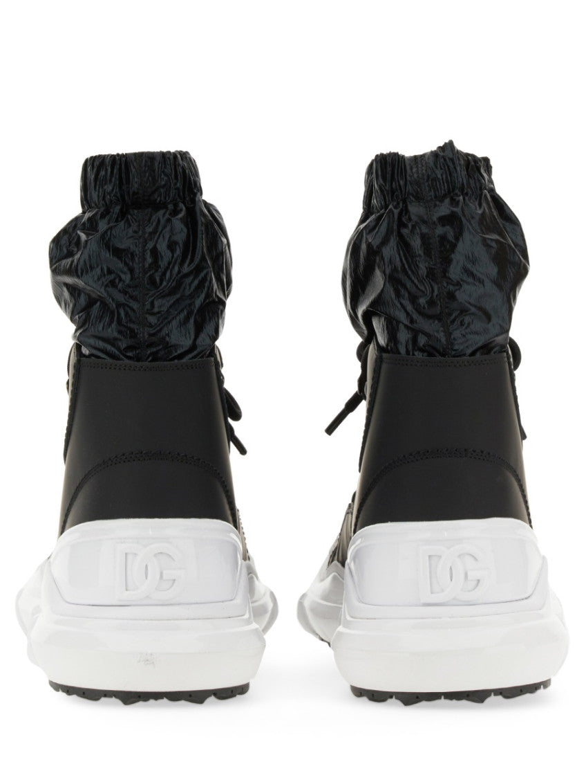 Black Lace Up Boots 3