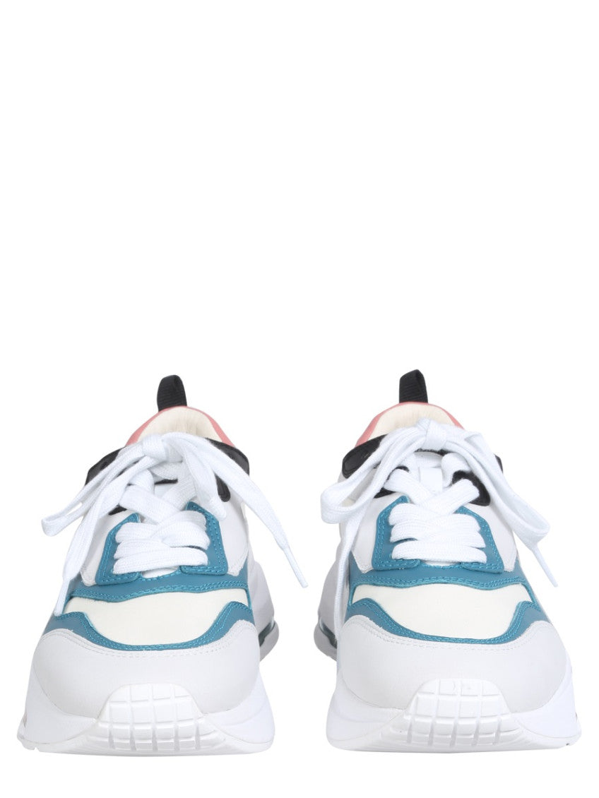 White Lace Up Sneakers 2