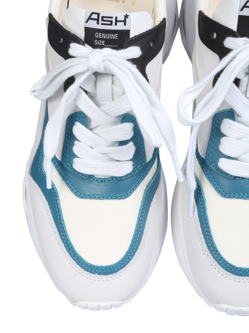 White Lace Up Sneakers 4