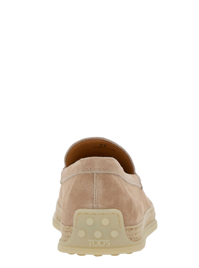 Light Pink Slip On Loafers 4