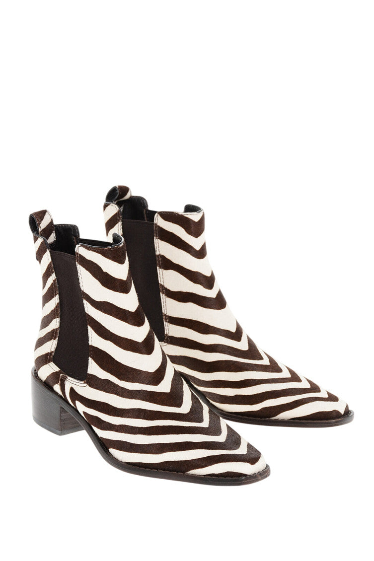 Brown Animal Print Boots 2
