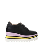 Black Color Block Sneakers 1