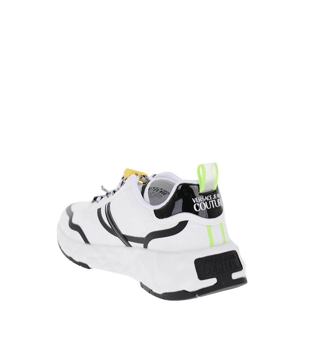 BlackWhite Logo Sneakers 4
