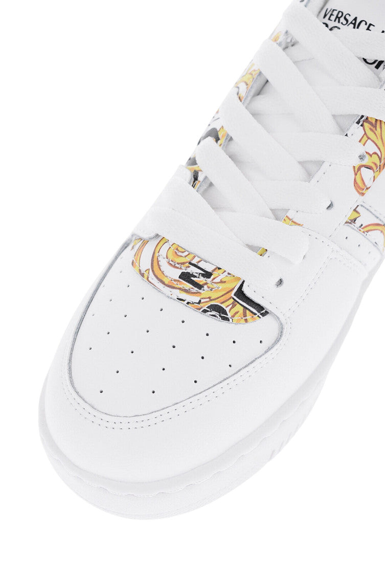 White Logo Sneakers 4