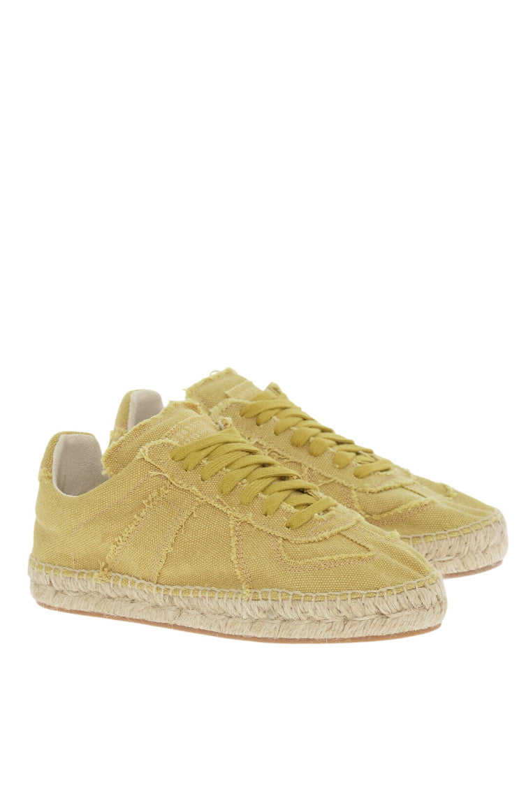 Yellow Solid Sneakers 2