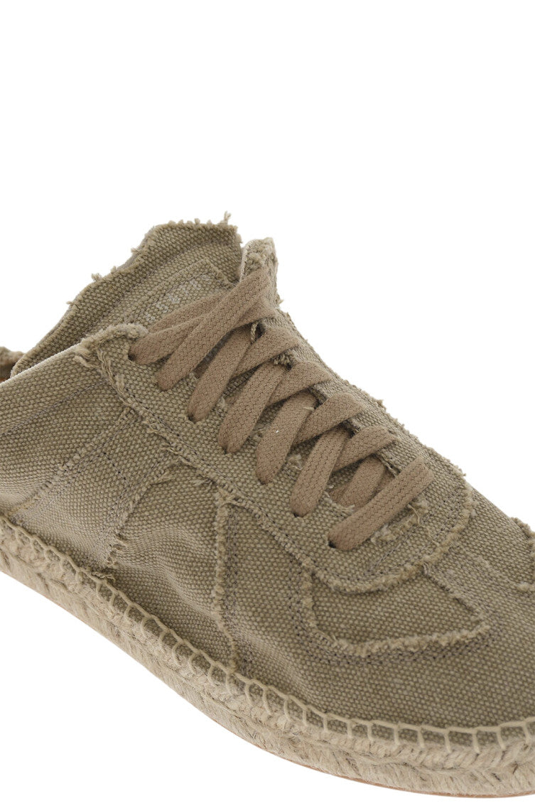 Beige Solid Espadrille Sneakers 4