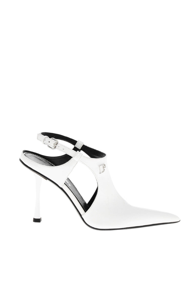 White Logo Pumps 1