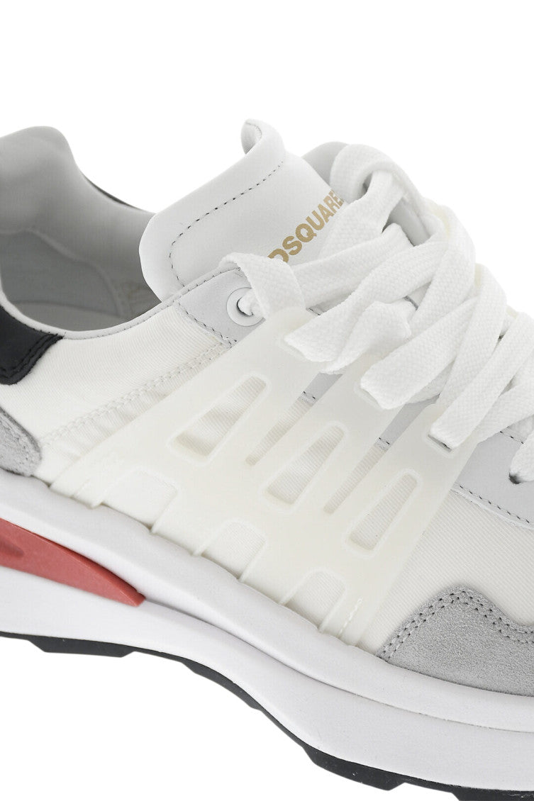 White Slash Sneakers 4