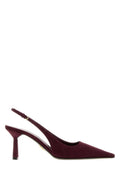 Maroon Slingback Pumps 1